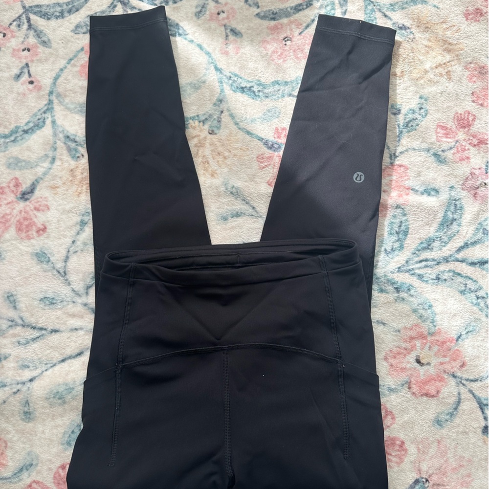 Black Lululemon leggings size 4